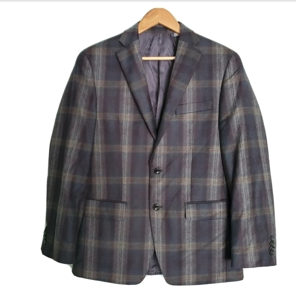 NEW Michael Kors Mens Plaid Sportcoat Jacket